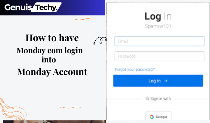 how to have mondaycom login into monday account